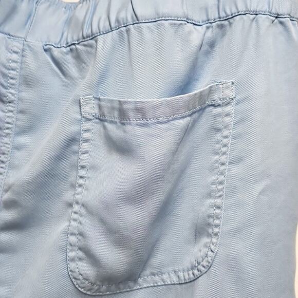 Tentree Womens 100% Tencel (Lyocell) 4 Pocket Glacier Blue Shorts Size L (NWT) - Picture 4 of 9